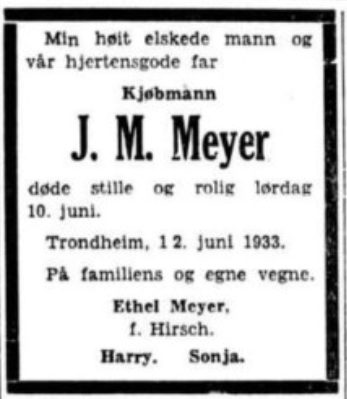 Aftenposten 16 Juni 1933 Ikke Rettigheter